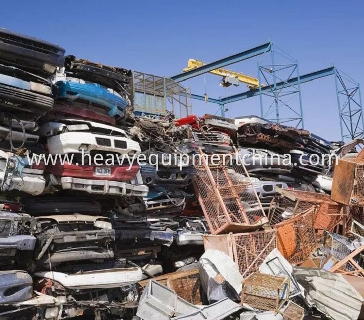 Large Capacity Mobile Scrap Metal Crusher Machine